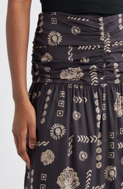 Rails Agatha Floral Tiered Cotton Maxi Skirt