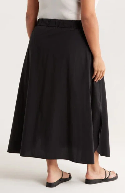 Eileen Fisher Organic Cotton Poplin Maxi Skirt