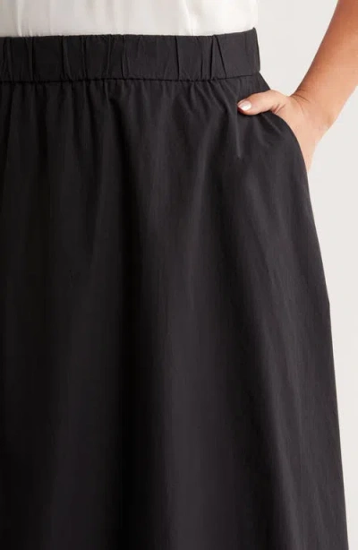 Eileen Fisher Organic Cotton Poplin Maxi Skirt