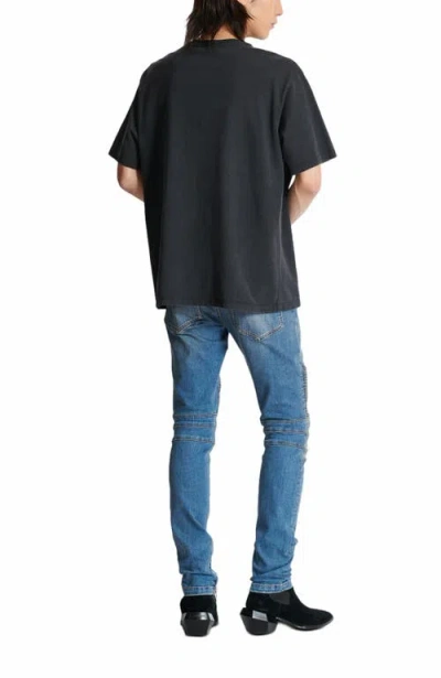Balmain Vintage Logo T-shirt In Gray