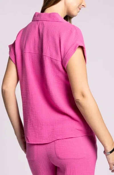 Thread & Supply Verna Cotton Gauze Button-up Shirt