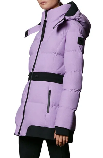 Moose Knuckles Tracadie Belted 775 Fill Power Down Puffer Jacket