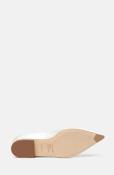 Scarosso Iris Pointed-toe Leather Ballerinas