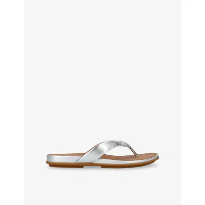 Fitflop Leather Gracie Flip Flops