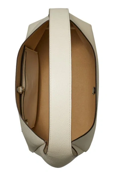 Tory Burch Romy Pebbled Leather Hobo Bag