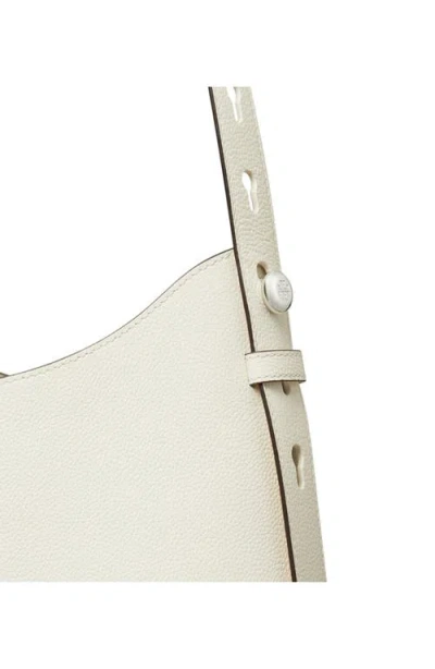 Tory Burch Romy Pebbled Leather Hobo Bag