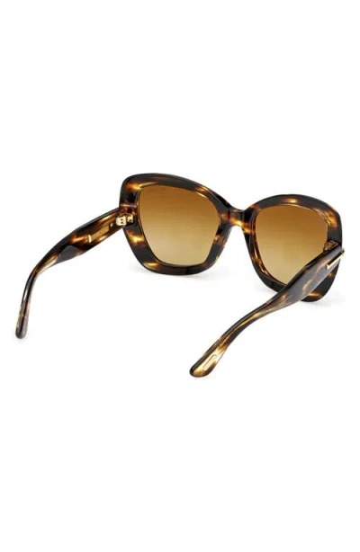 Tom Ford 55mm Butterfly Sunglasses