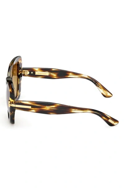 Tom Ford 55mm Butterfly Sunglasses
