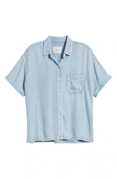 Rails Lea Stitch Accent Button-up Shirt