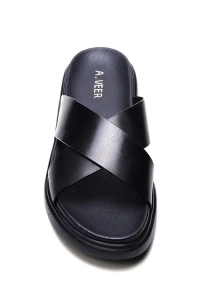A. Veer Rioza Sandal In Black