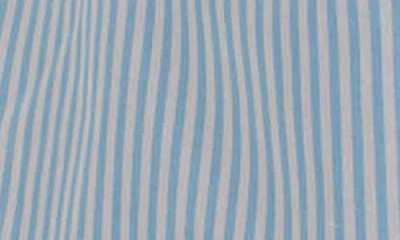Foxcroft Anges Stripe Floral Embroidered Cotton Shirt