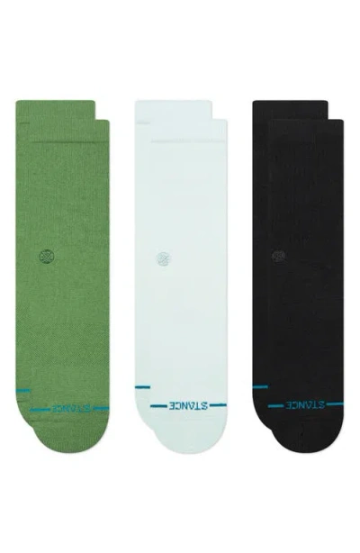 Stance Icon Assorted 3-pack Crew Socks