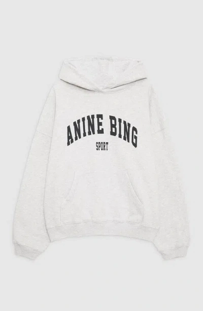 Anine Bing Harvey Logo Print Hooded Sweatshirt