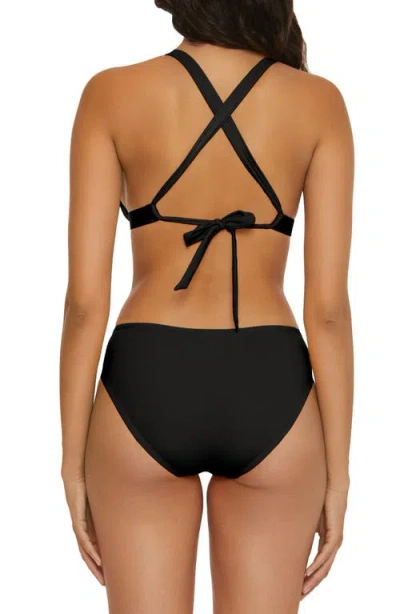 Bca Shirred Halter Bikini Top
