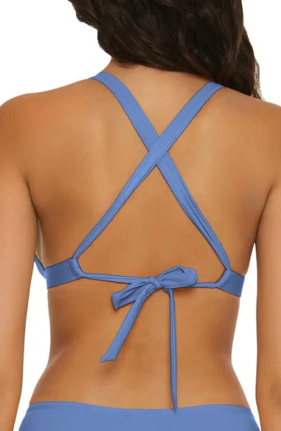 Bca Shirred Halter Bikini Top