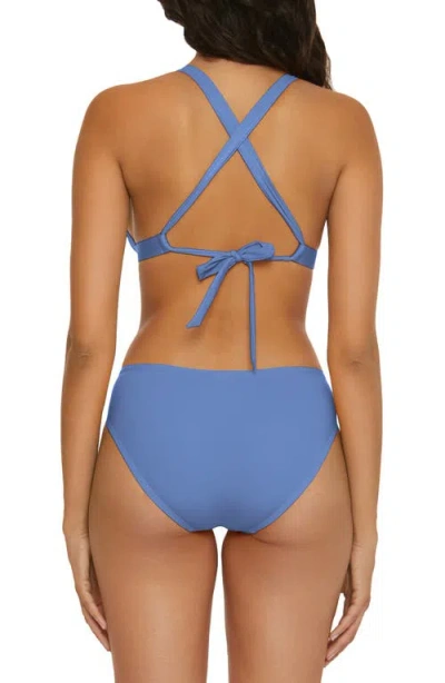 Bca Shirred Halter Bikini Top