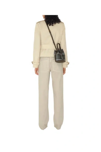 Burberry Check Mini Bucket Bag