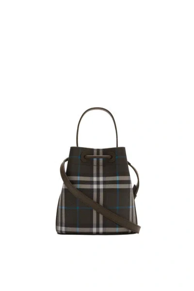 Burberry Check Mini Bucket Bag