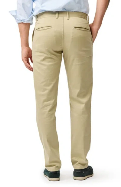 Rodd & Gunn Thomas Road Stretch Cotton Flat Front Chinos In Neutral
