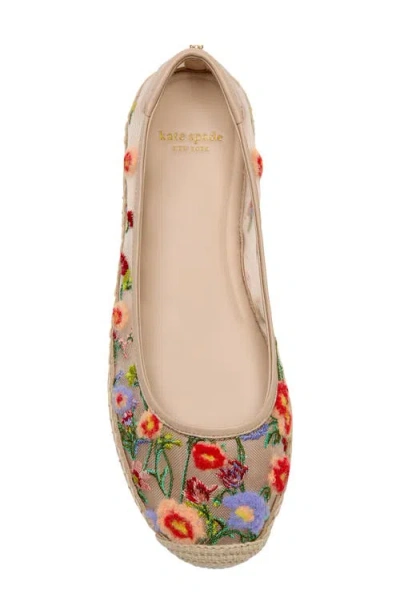 Kate Spade New York Whimsical Garden Mesh Espadrille Flat