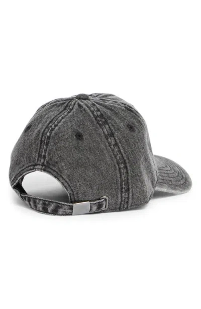 Clare V . Oui Patch Denim Baseball Cap