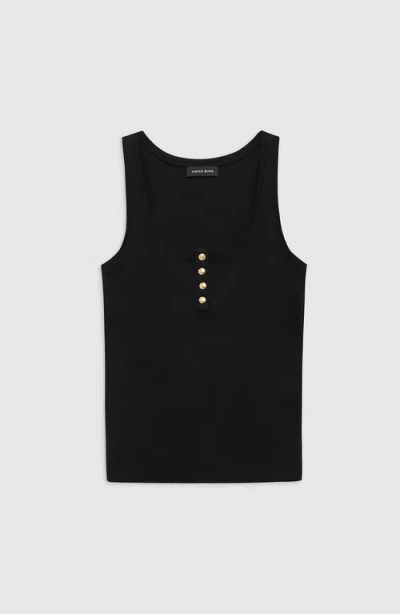 Anine Bing Alessia Tank In Black