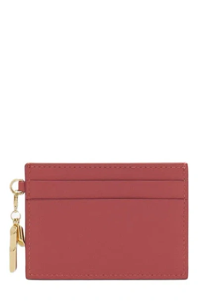 Lanvin Leather Cardholder In Brown