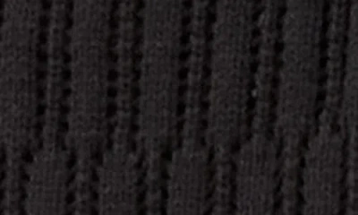 Marine Layer Ray Open Stitch Sweater Vest In Black