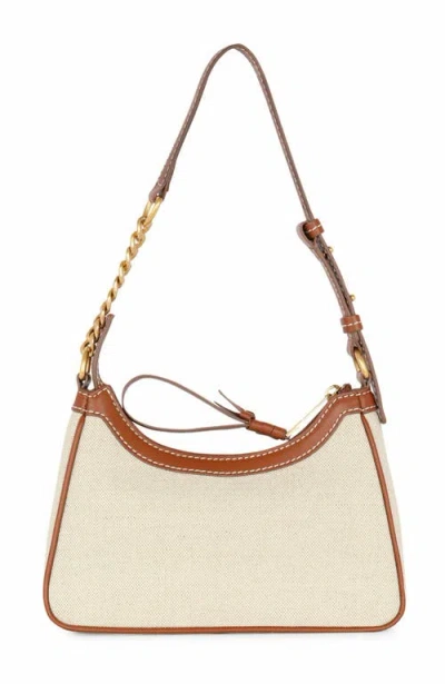 Balmain B-army Canvas And Leather Shoulder Bag