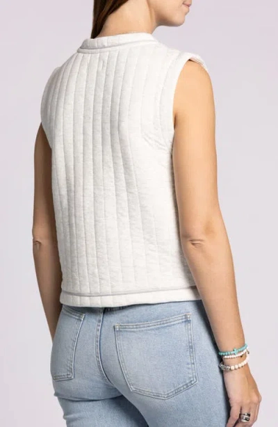 Thread & Supply Joplin Vest In Ivory Heather