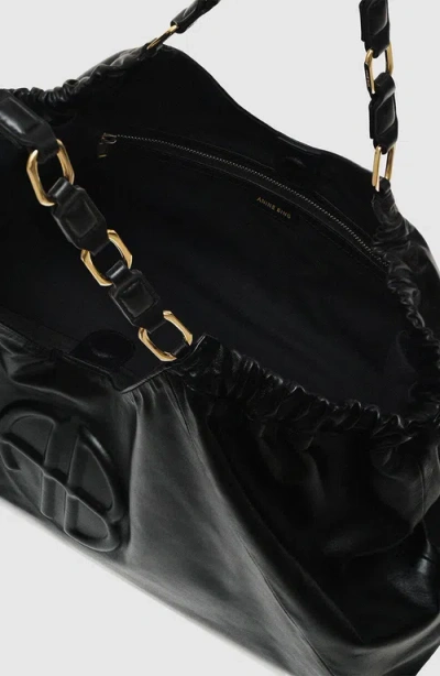 Anine Bing Womens Kate Leather Tote Bag Black