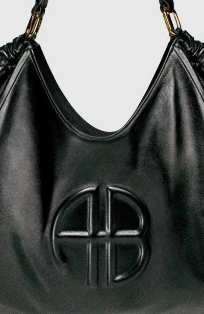Anine Bing Womens Kate Leather Tote Bag Black
