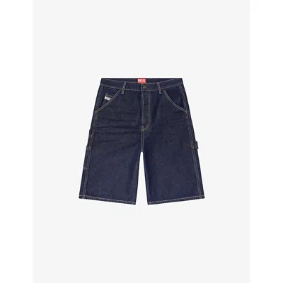 Diesel Mens  D-livery Relaxed-fit Denim Shorts