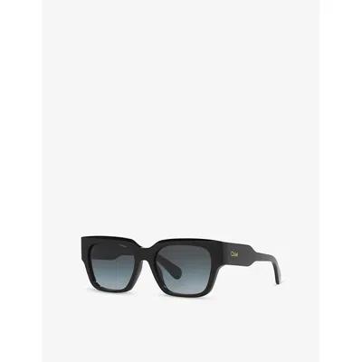 Chloé Ch0190s Square-frame Acetate Sunglasses