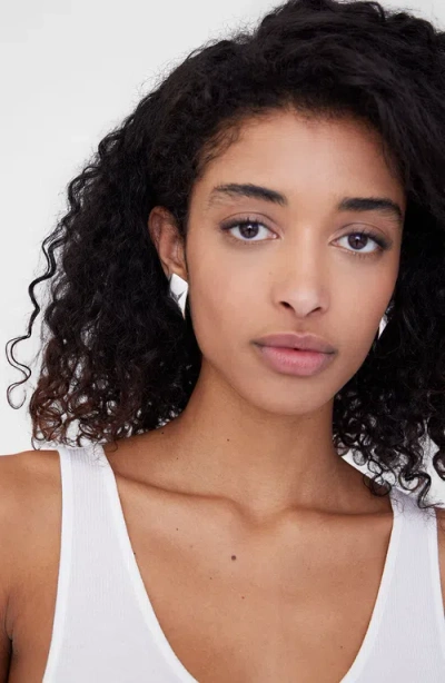 Anine Bing Curved Rectangle Earrings