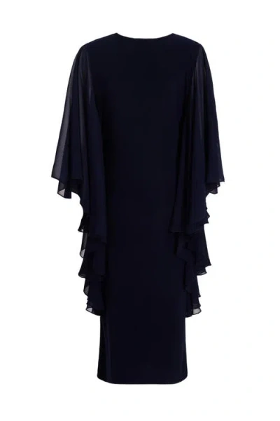 Quiz Chiffon Frill Midi Dress