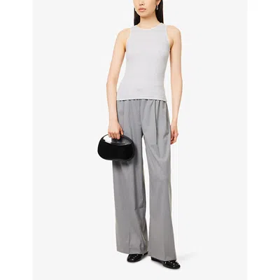 Samsoe & Samsoe Womens Samsoe Samsoe Sajune Ribbed Stretch-cotton Top