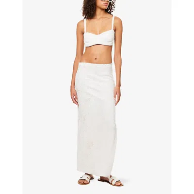 Oceanus Womens  Athena Beaded Bikini Top