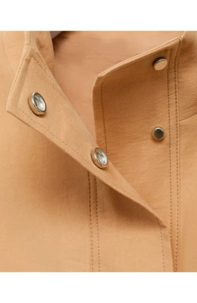 Mango Oversize Stand Collar Jacket