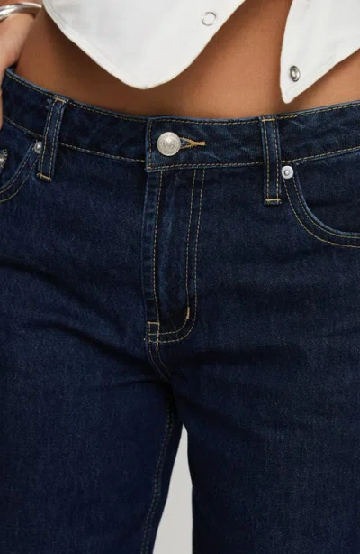 Princess Polly Darla Raw Hem Low Rise Straight Leg Jeans