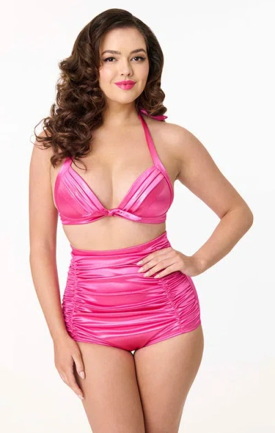 Unique Vintage Monroe Halter Bikini Top