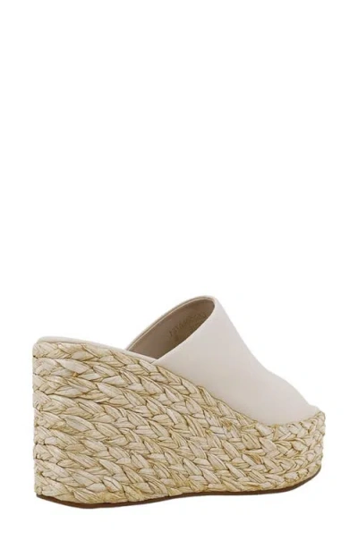 Shushop Jodie Espadrille Platform Wedge Slide Sandal