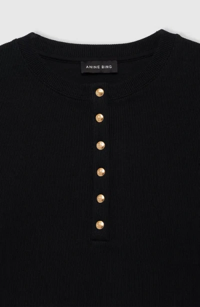 Anine Bing Alessia Long Sleeve Tee