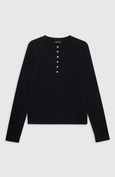 Anine Bing Alessia Long Sleeve Tee