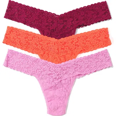 Hanky Panky Assorted 3-pack Low Rise Thongs