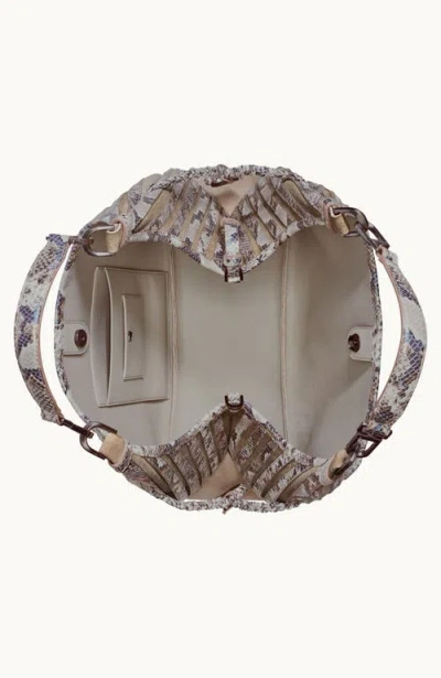 Donna Karan New York Bellerose Pieced Multi Python Hobo