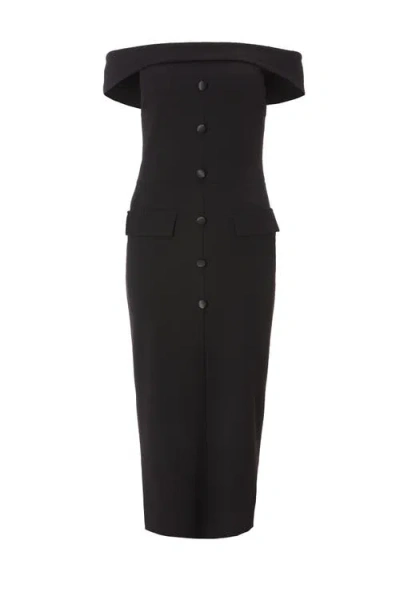 Quiz Scuba Crepe Bardot Maxi Dress