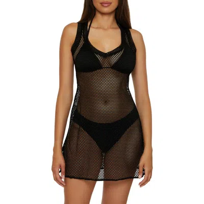 Bca Fishnet Cover-up Mini Sundress
