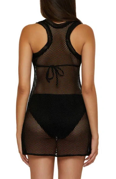 Bca Fishnet Cover-up Mini Sundress