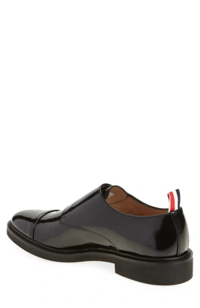 Thom Browne Almond Toe Lace-up Shoes With Rubber Sole In Black